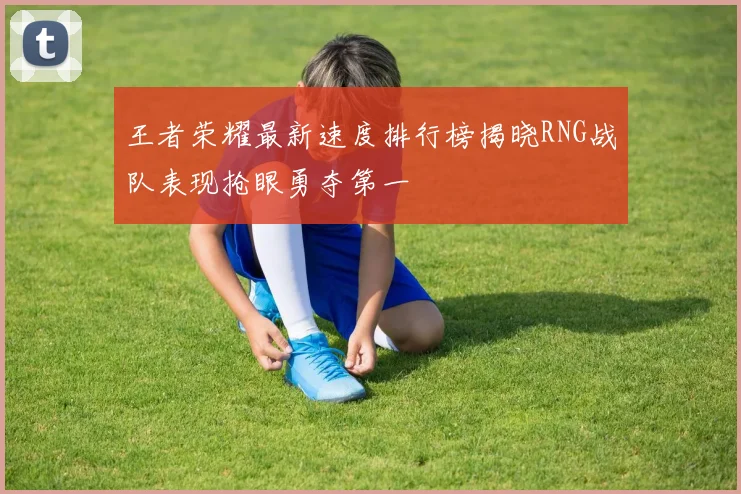 王者荣耀最新速度排行榜揭晓RNG战队表现抢眼勇夺第一